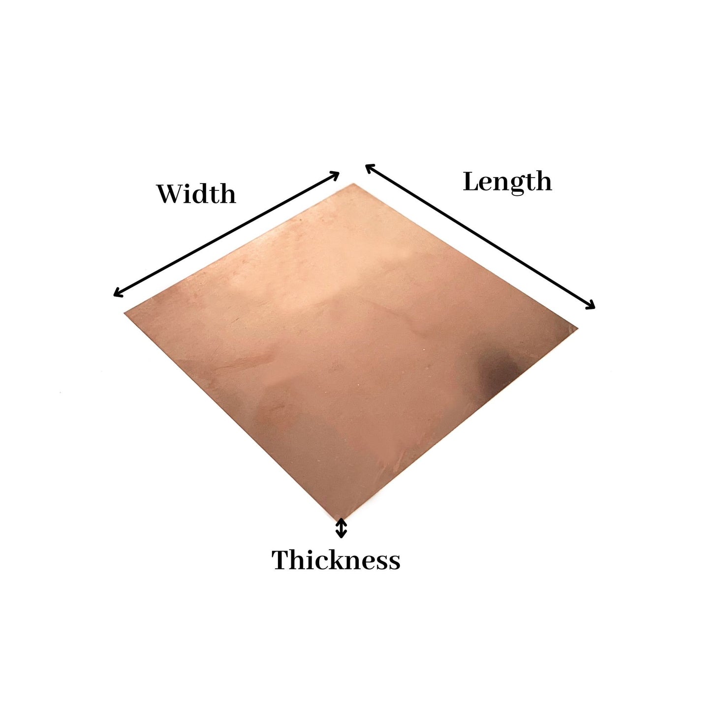 Raw Copper Sheet, Strip, Blanks Metal, Various Gauges and Width