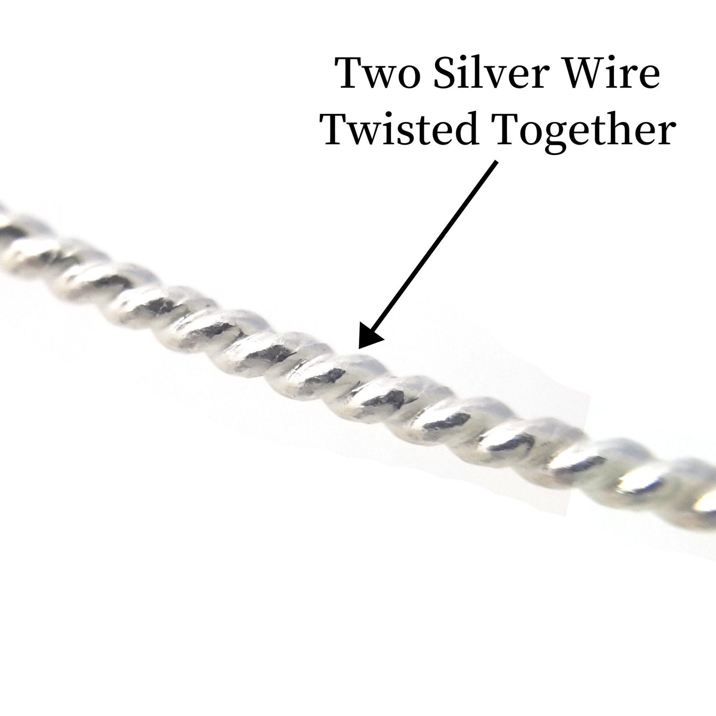 925/999 Sterling Silver Twisted Wire,Soft Half Hard Wire Beading Wire Wire Wrap For DIY Jewelry Making Accessories