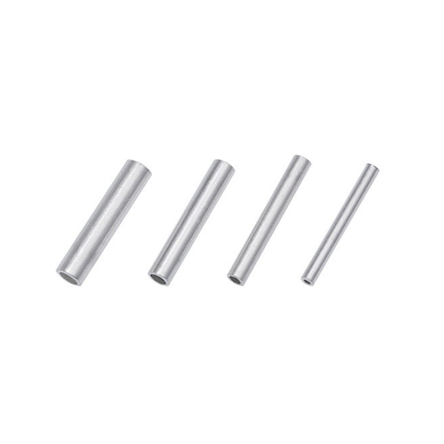 9999 Round Sterling Silver Tube Beads For DIY Jewelry Making Accessories