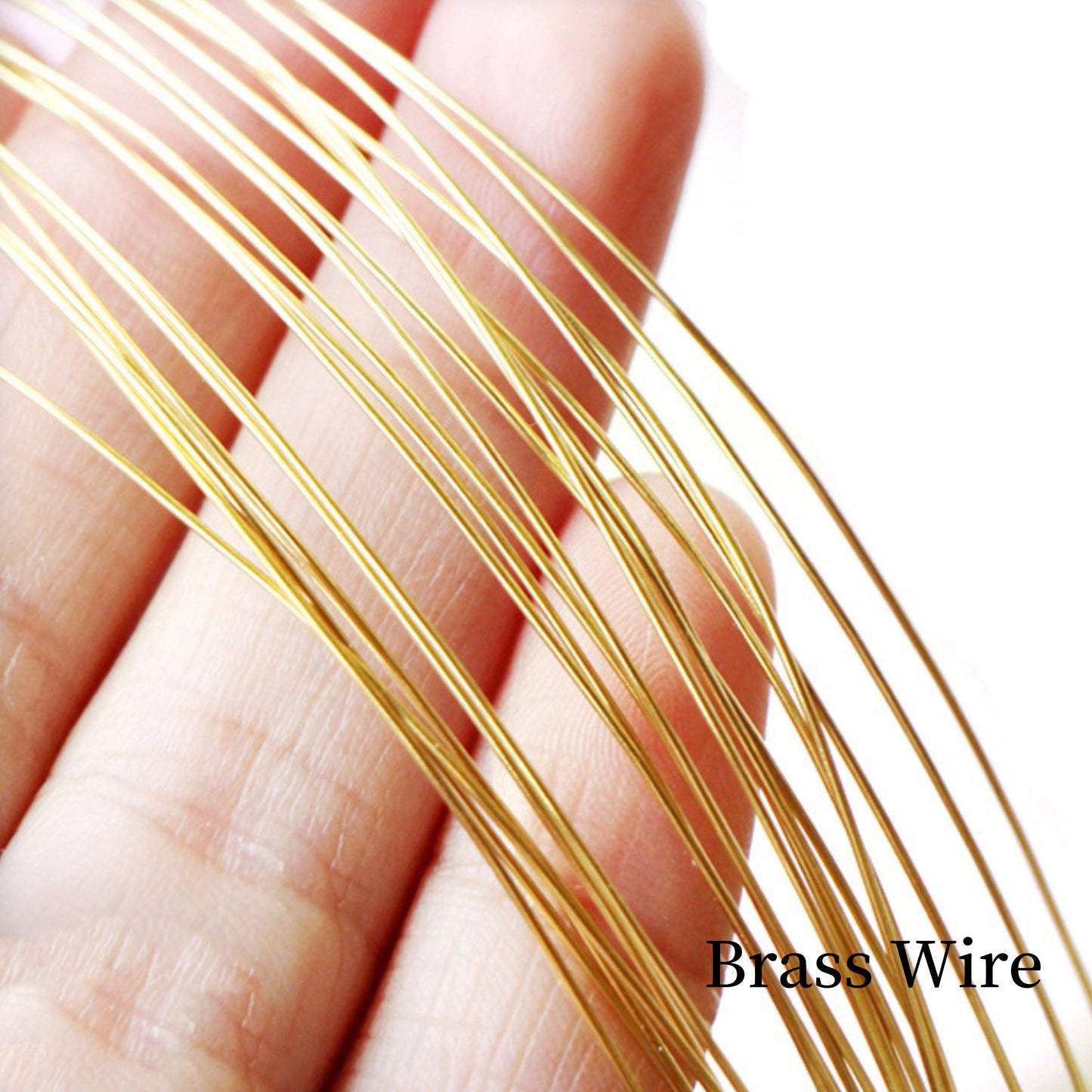 Raw Brass Wire,Round Wires Soft Half Hard Wire Beading Wire Wire Wrap For DIY Jewelry Making Accessories
